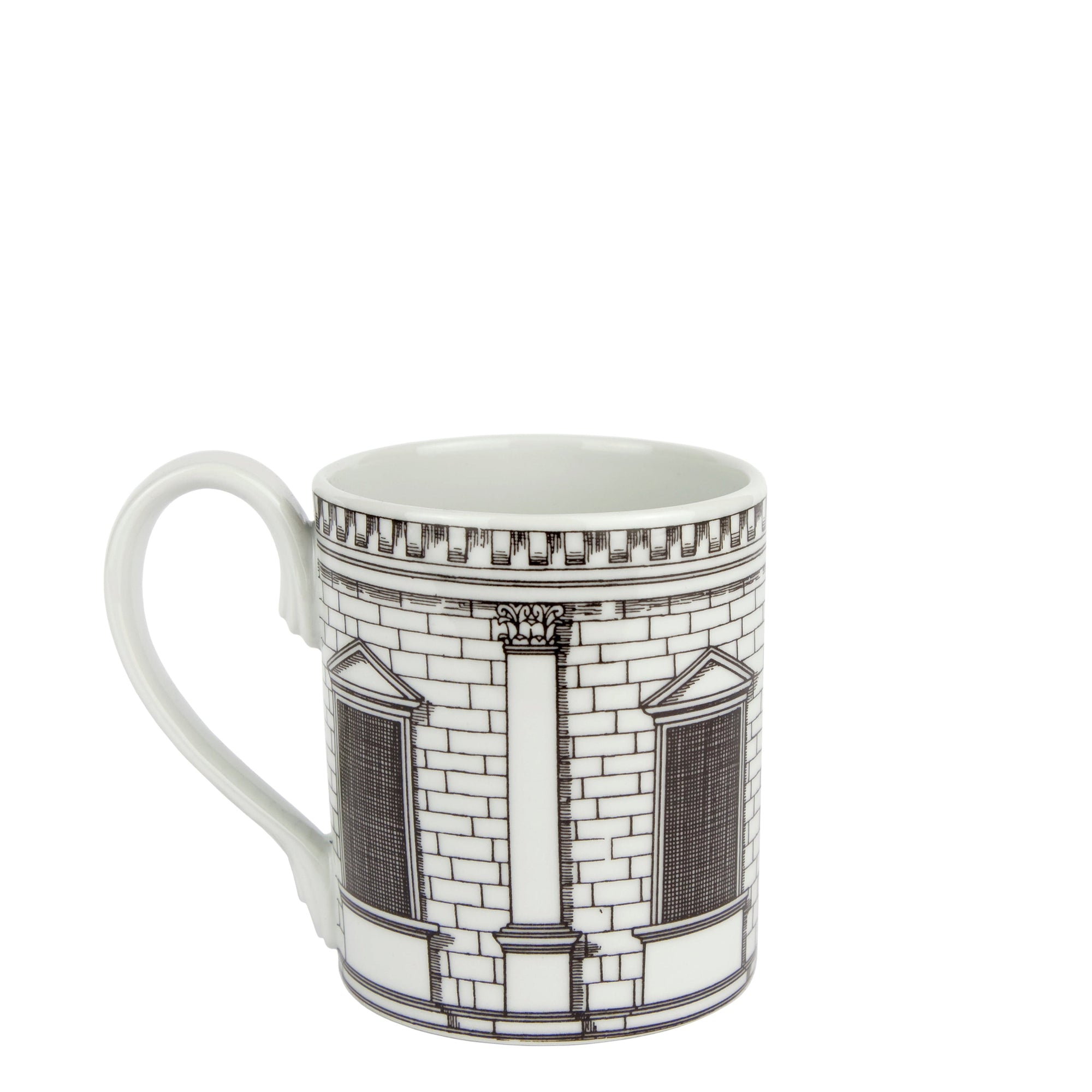 Architecture porcelain mug - Black & White