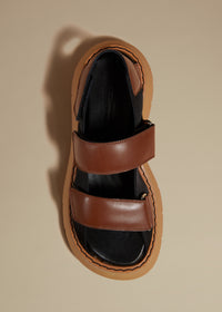 Sandales Murray en cuir - Chestnut