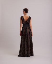 Robe Muse à détails brodés - Black