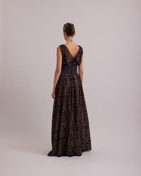 Robe Muse à détails brodés - Black