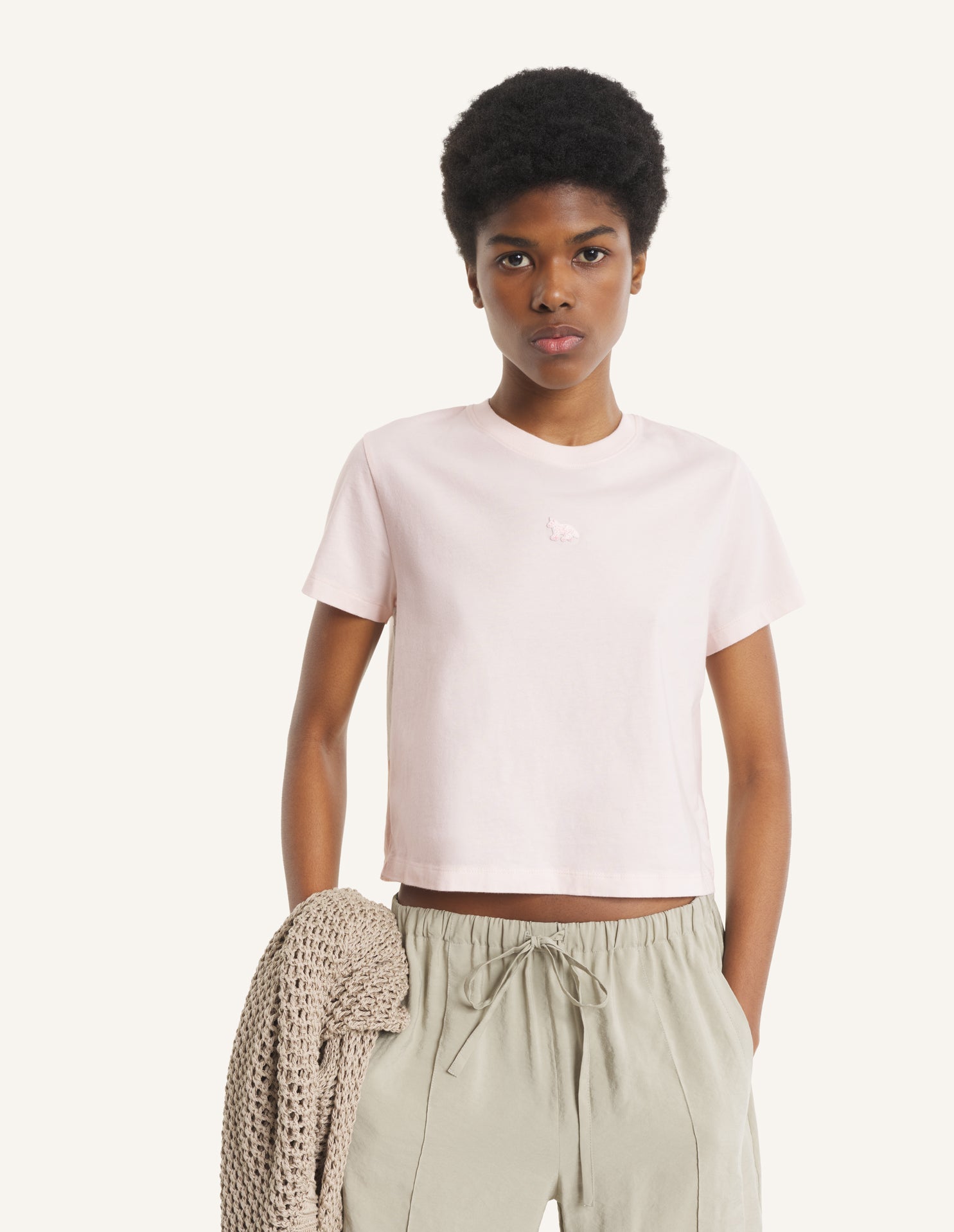 Baby Fox Baby Tee-Shirt - Mauve