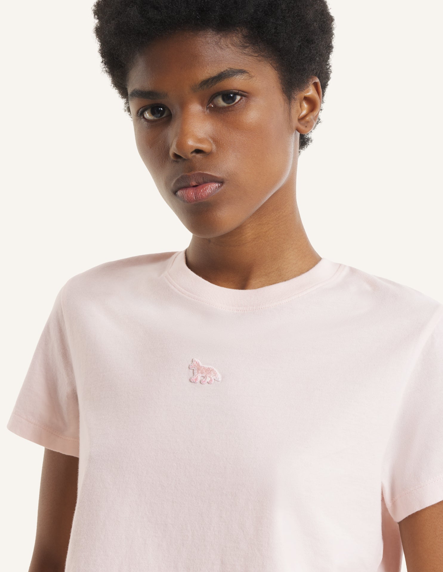 Baby Fox Baby Tee-Shirt - Mauve