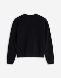 Bold Fox Head Patch Comfort Sweatshirt - Black