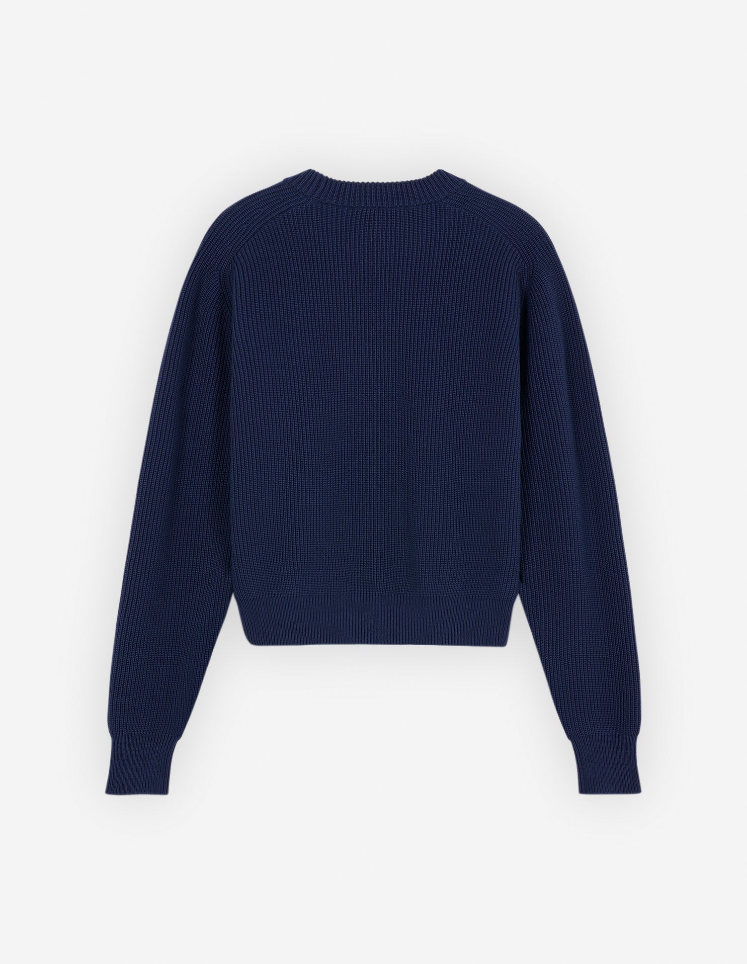 Pull Bold Fox Head côtelé avec écusson - Ink Blue