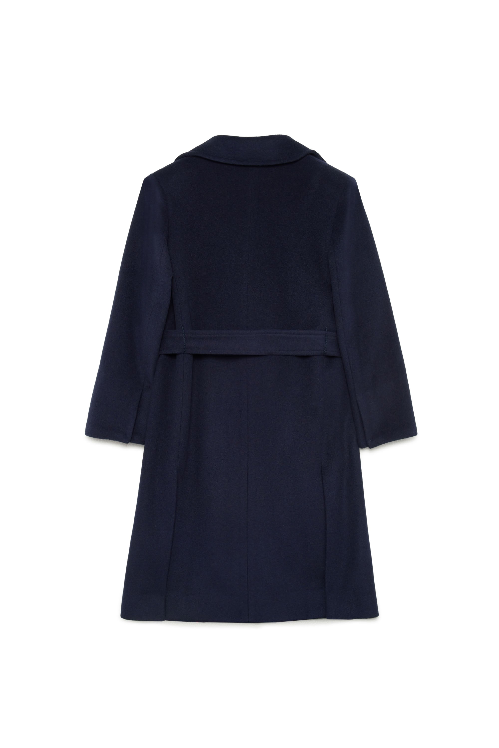 Manteau avec ceinture en laine - Total Eclipse