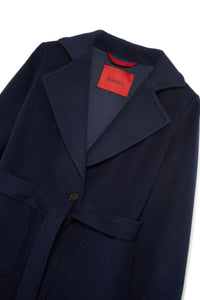 Manteau avec ceinture en laine - Total Eclipse