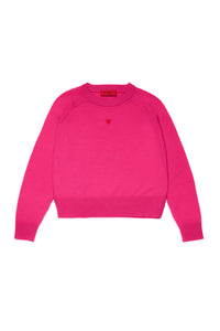 Pull à imprimé en laine - Fuchsia Purple