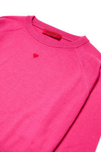 Pull à imprimé en laine - Fuchsia Purple