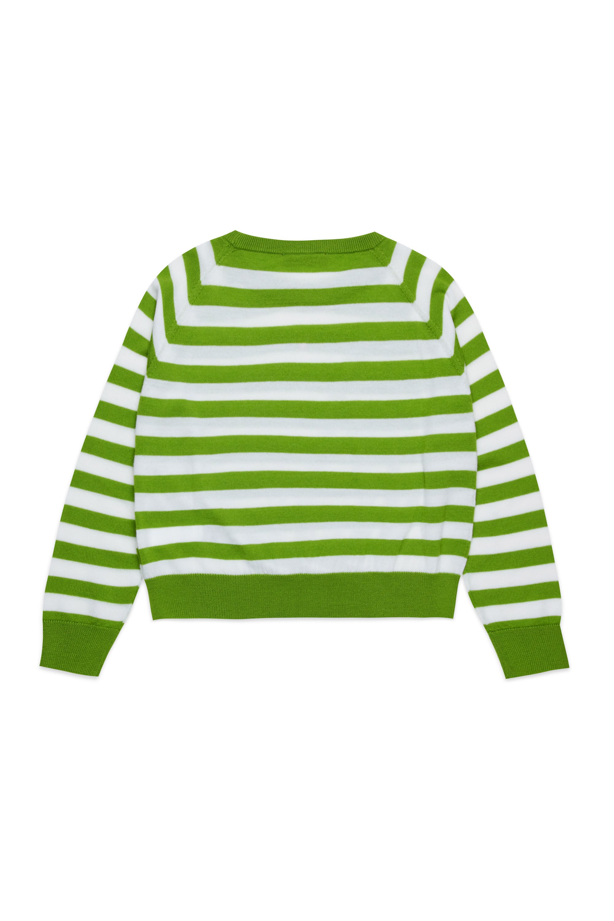 Pull à rayures en laine - Dark Citron & Butt