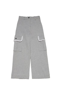 Cargo trousers with pockets - Grey Melange