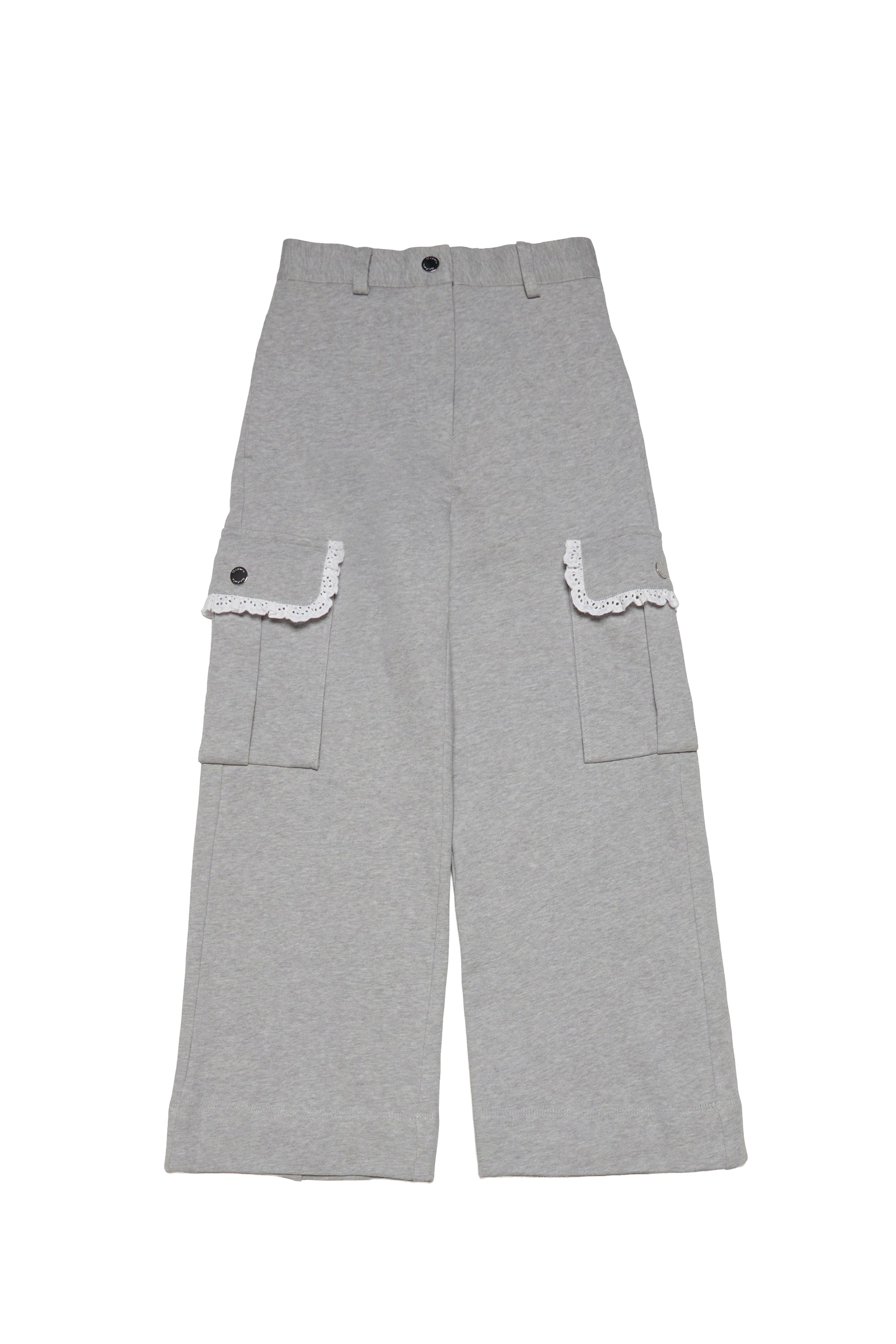 Cargo trousers with pockets - Grey Melange