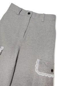 Cargo trousers with pockets - Grey Melange