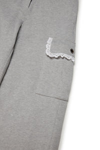 Cargo trousers with pockets - Grey Melange