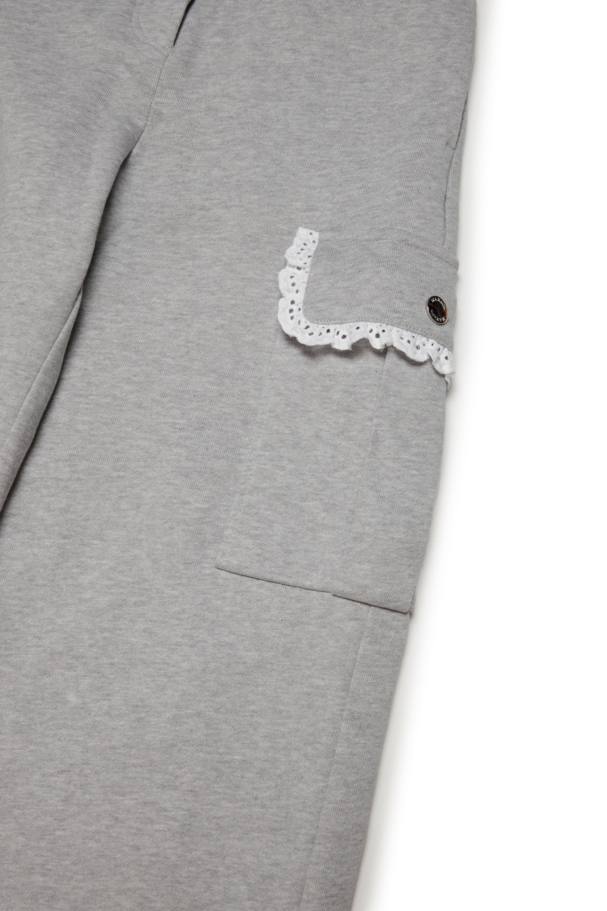 Cargo trousers with pockets - Grey Melange