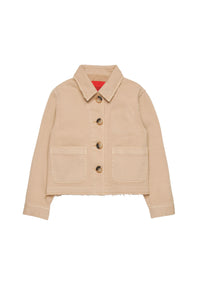 Button front jacket - Sesame