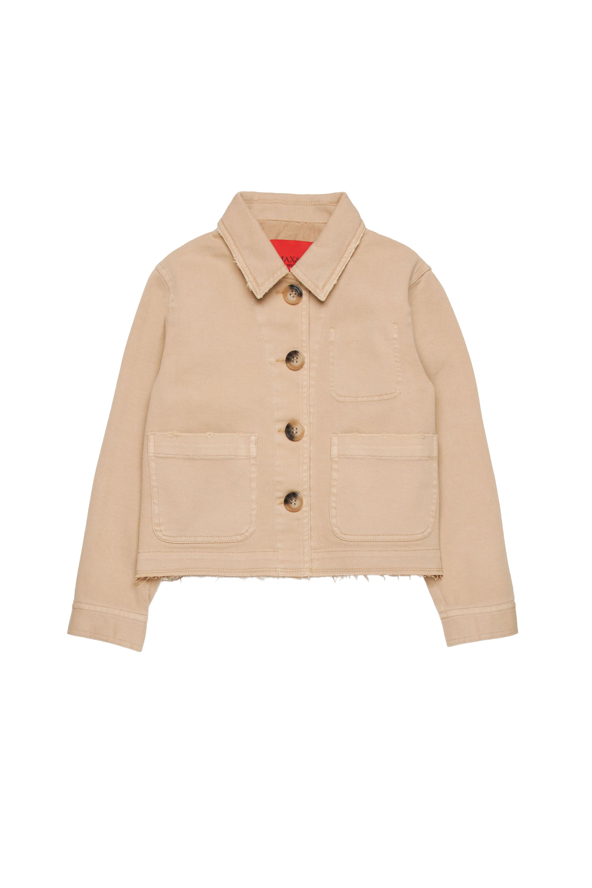 Button front jacket - Sesame