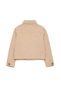 Button front jacket - Sesame