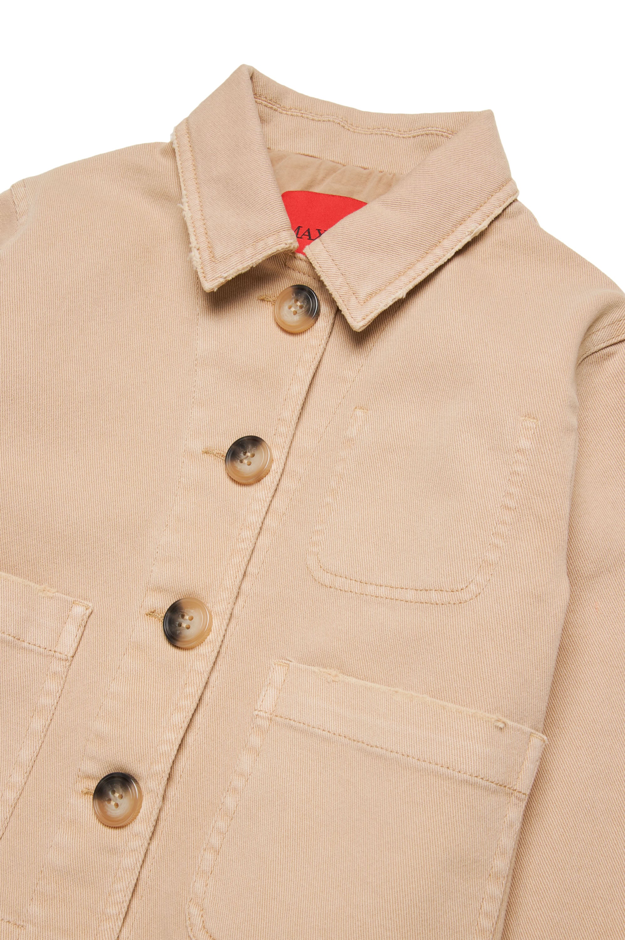 Button front jacket - Sesame