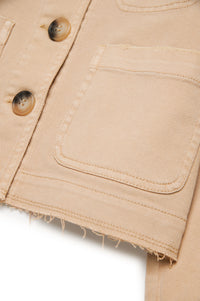 Button front jacket - Sesame