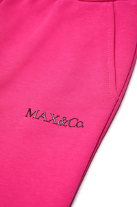 Track trousers with logo - Fuchsia Purple