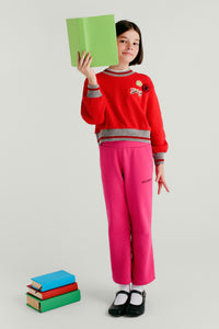 Track trousers with logo - Fuchsia Purple