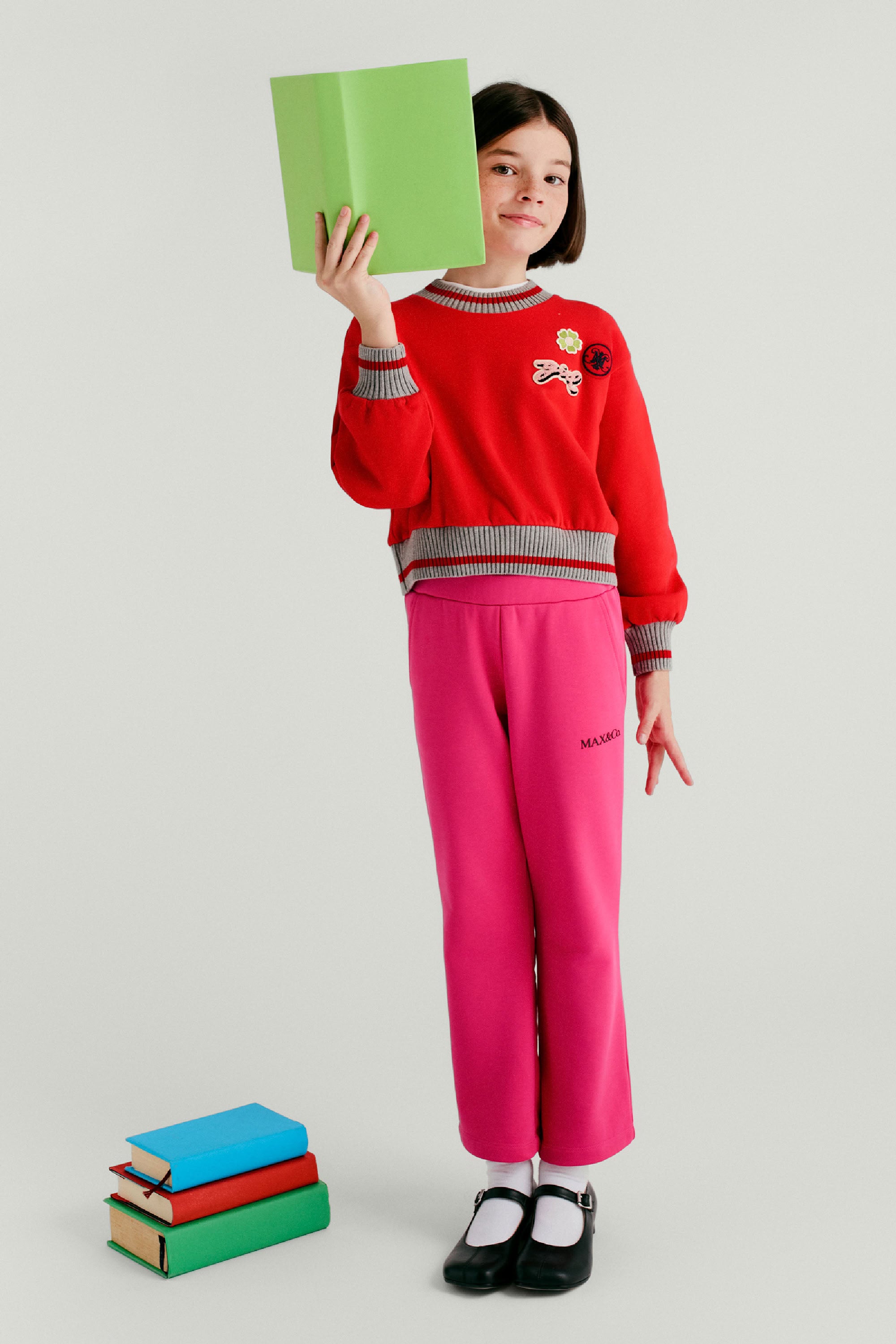 Track trousers with logo - Fuchsia Purple
