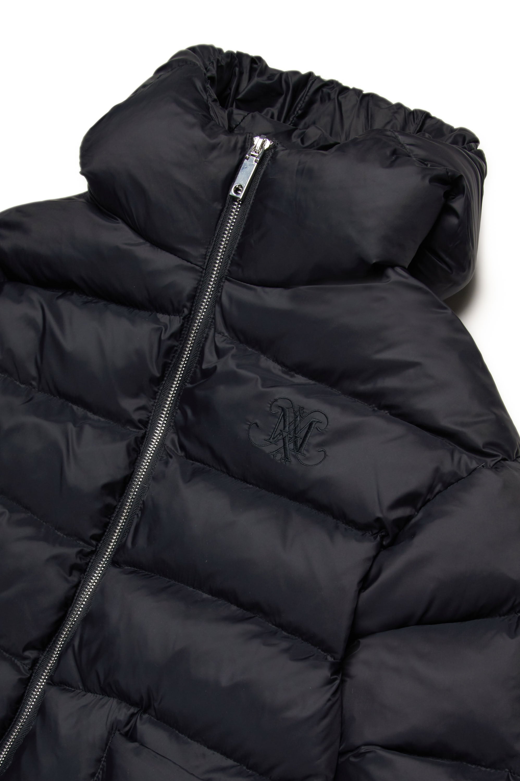 Long hooded jacket - Black