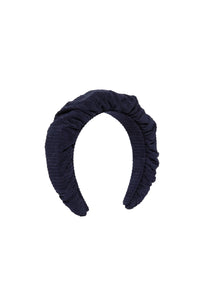 Gathered headband - Evening Blue