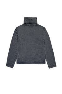 T-shirt à manches longues et col montant - Evening Blue