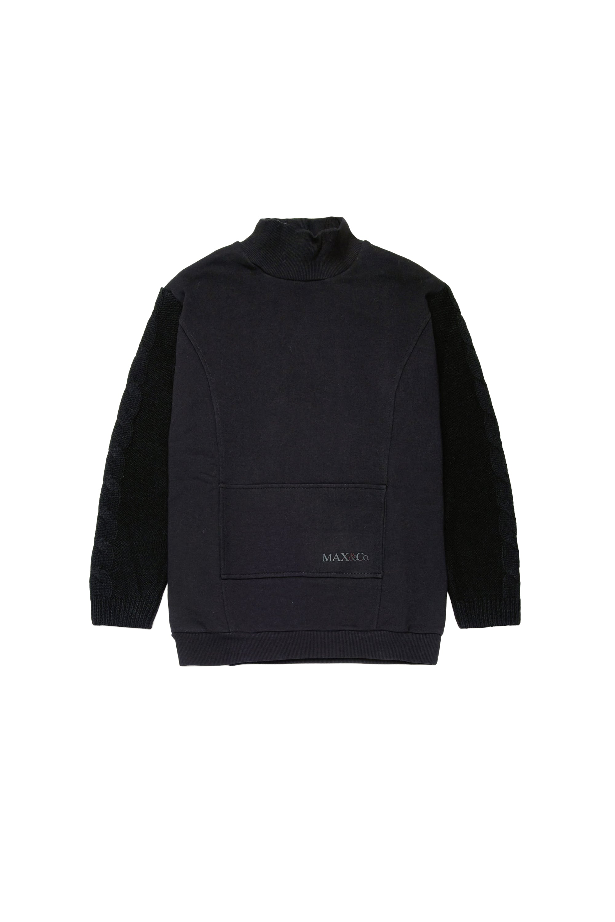 Sweatshirt à col montant - Black