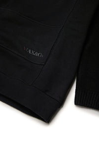 Sweatshirt à col montant - Black
