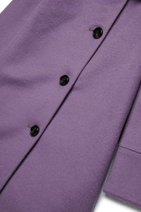 Wool button coat - Grapeade