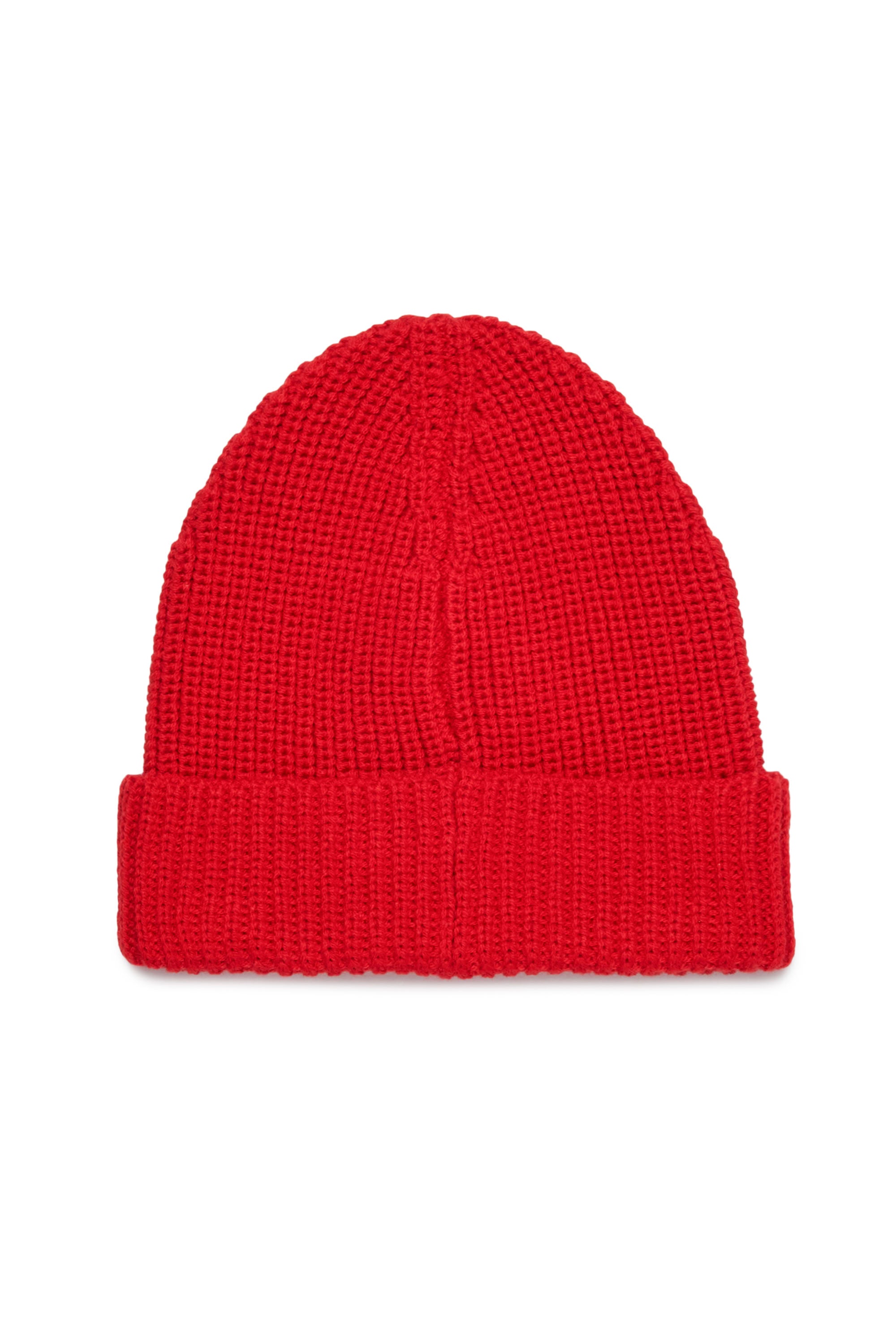 Beanie with wool logo - Goji Berry