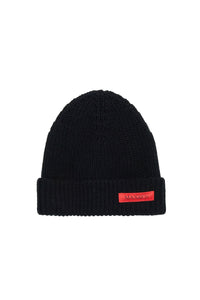 Wool logo hat - Black