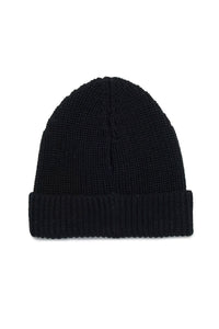 Wool logo hat - Black