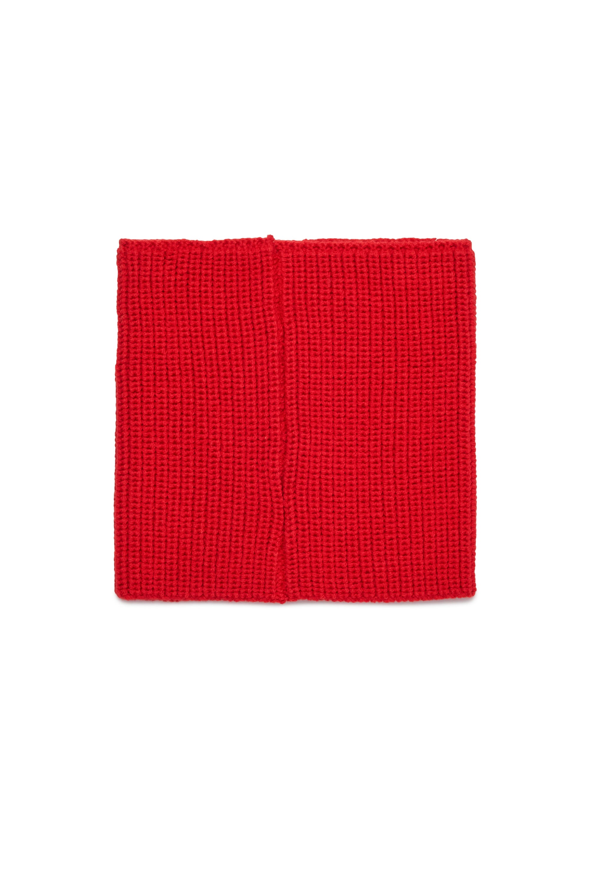 Neck warmer with wool logo - Goji Berry