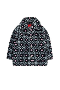 Printed coat - Black
