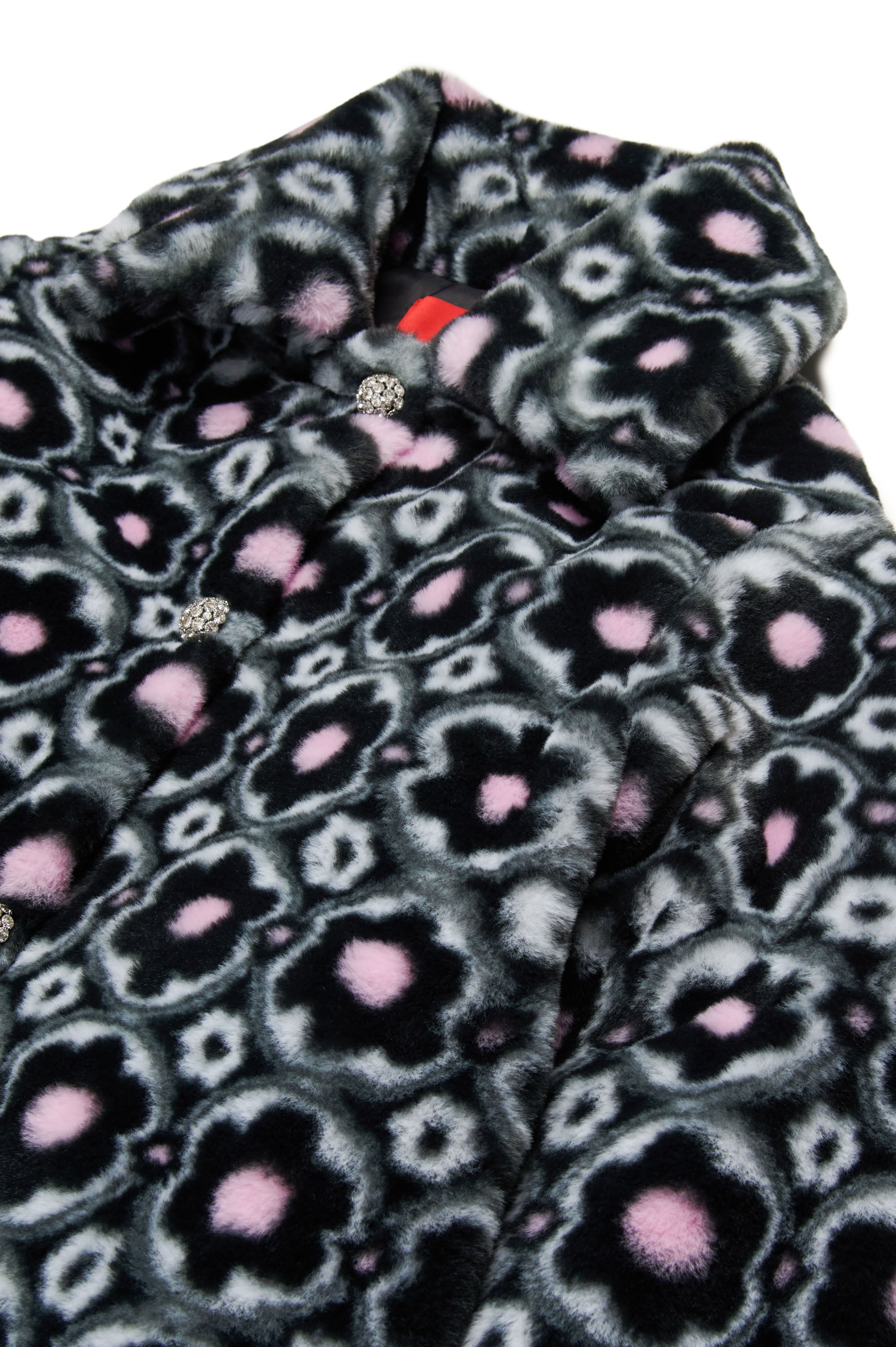 Manteau à imprimé - Black
