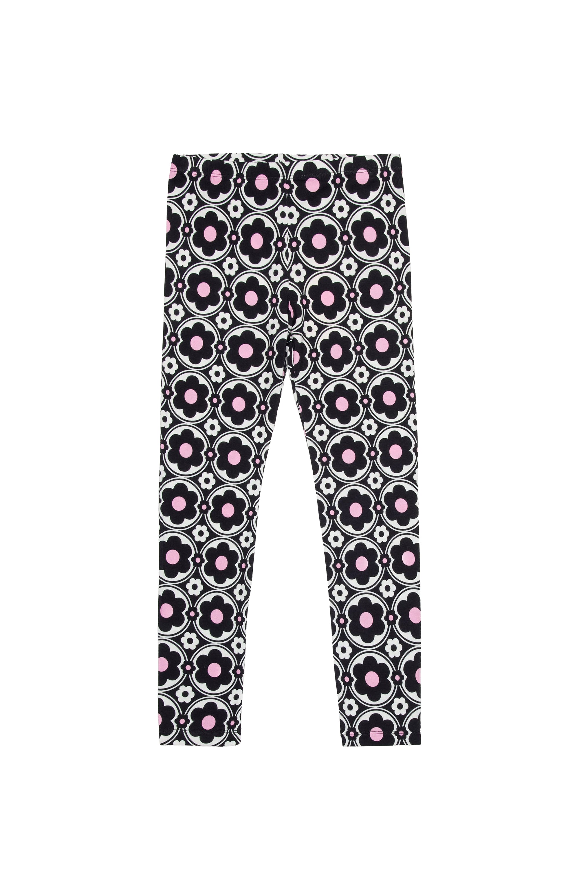 Printed leggings - Black