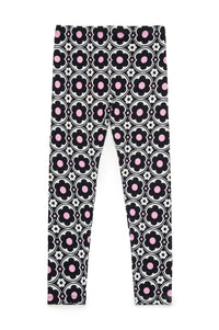 Printed leggings - Black