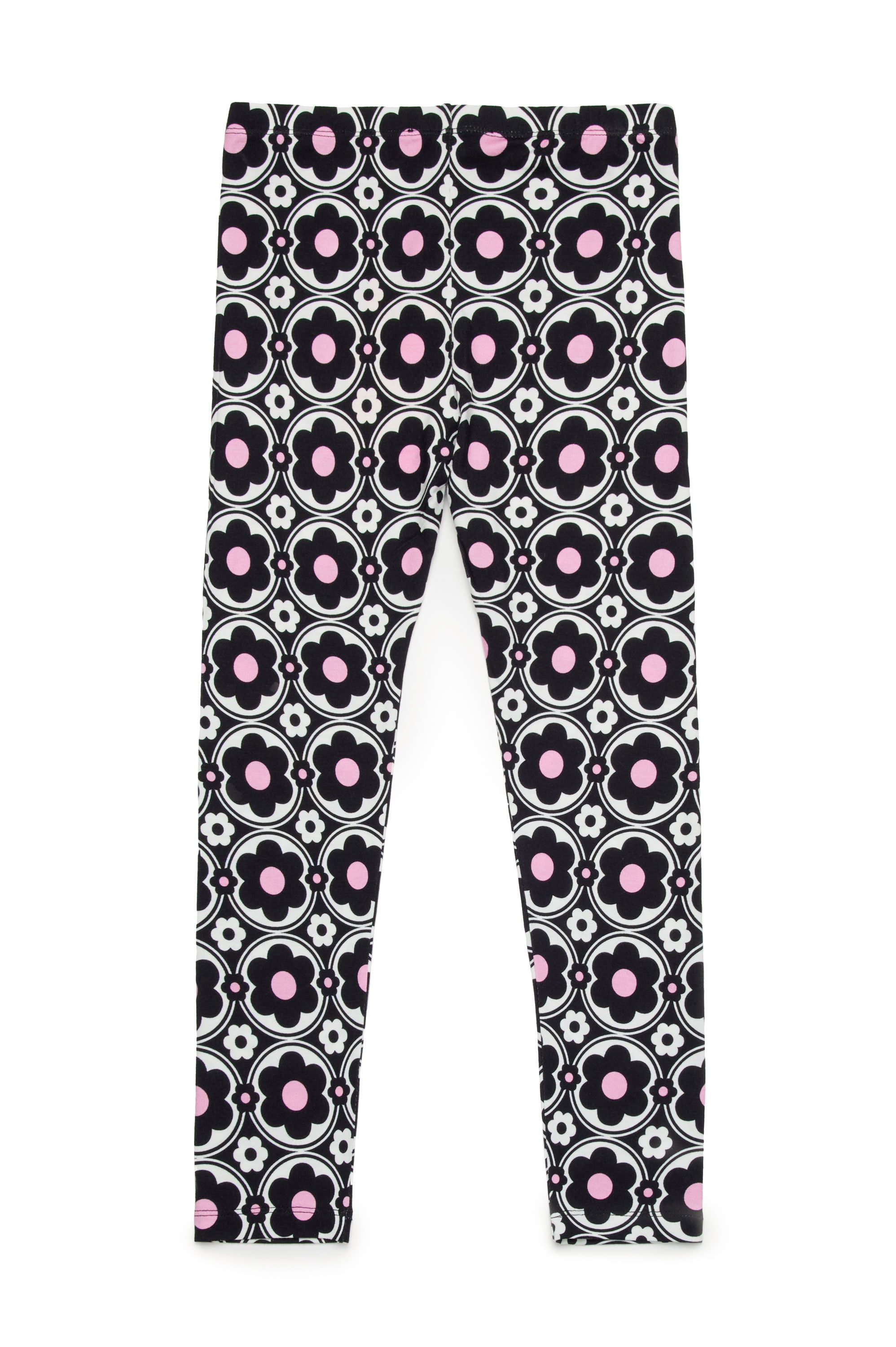 Printed leggings - Black