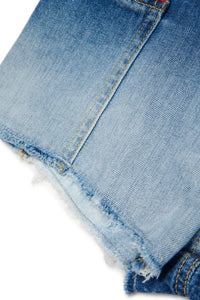 Blue Denim Short - Blue Denim