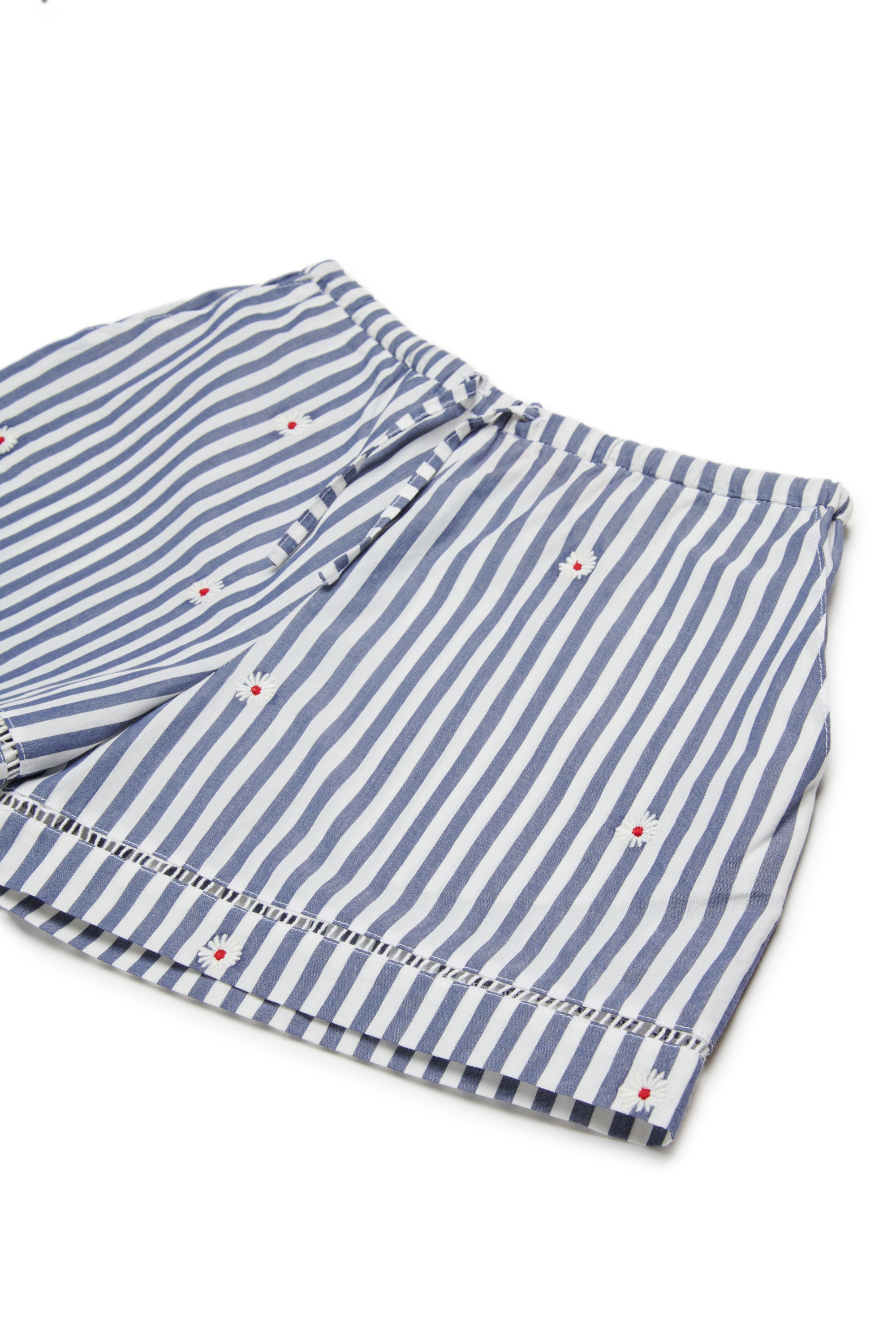White & Light Blue Short - White & Light Blue