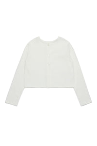 Knitted button cardigan - Lily White