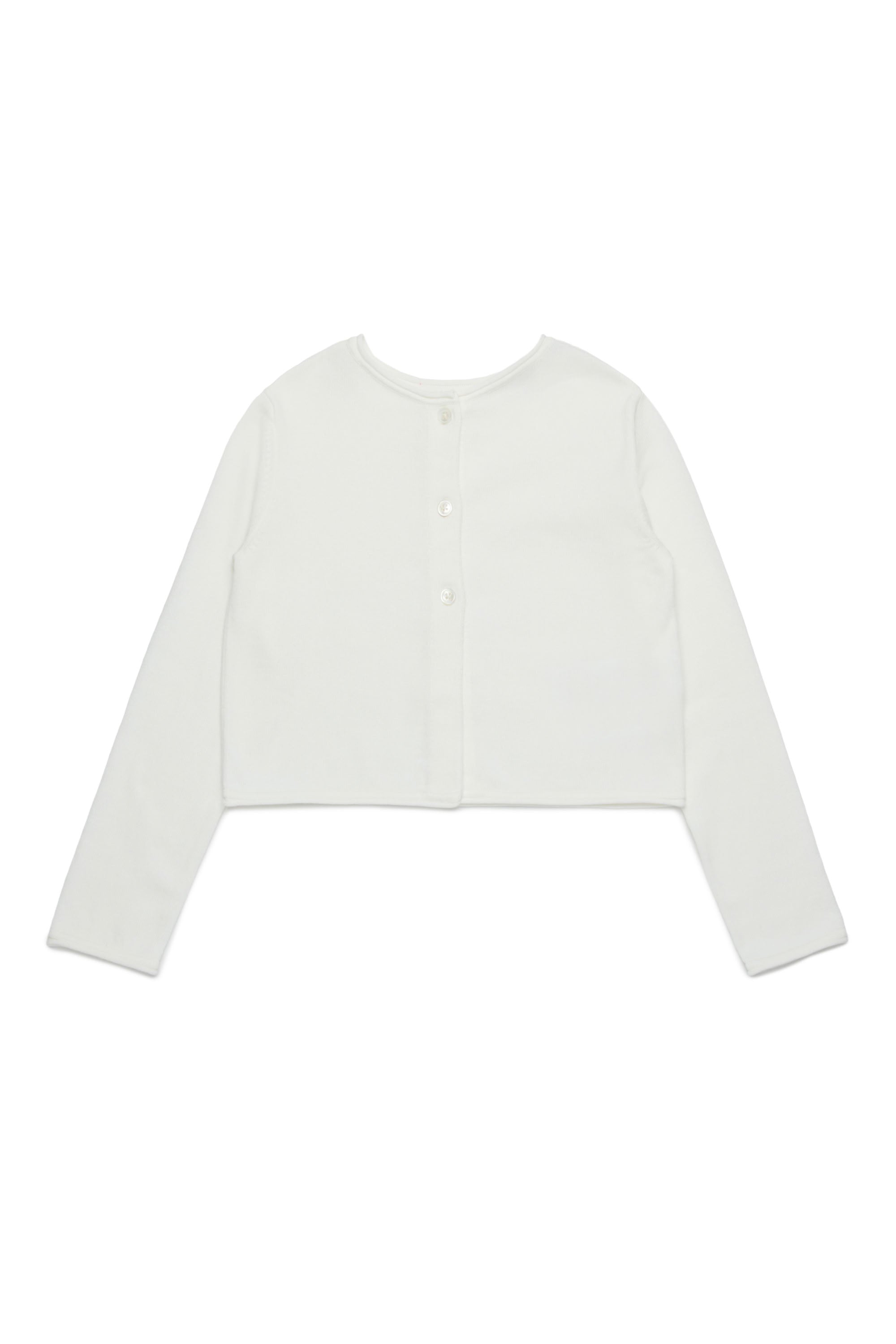 Knitted button cardigan - Lily White