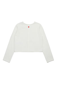 Knitted button cardigan - Lily White