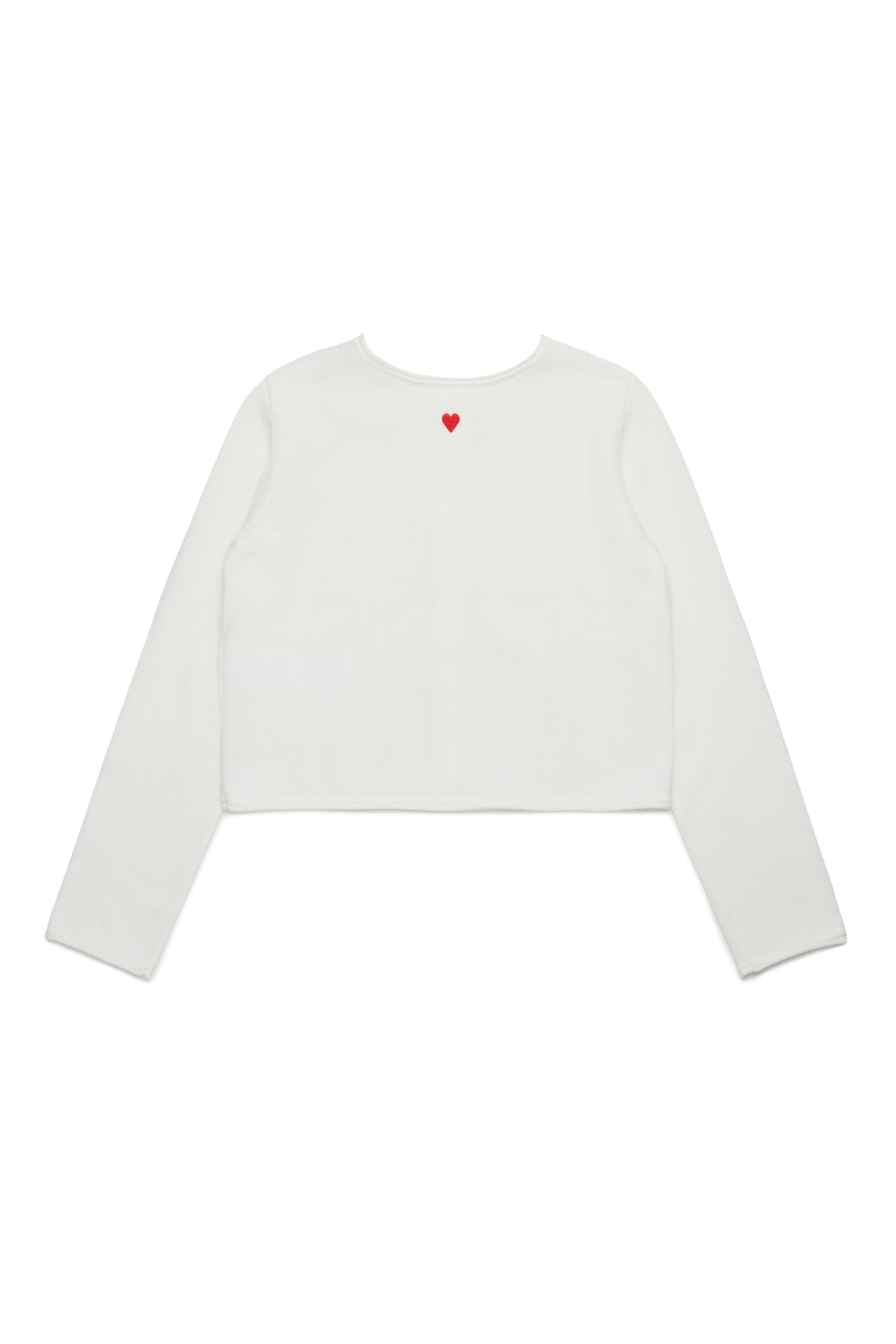Knitted button cardigan - Lily White