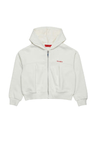 Zip-up hoodie - Lily White