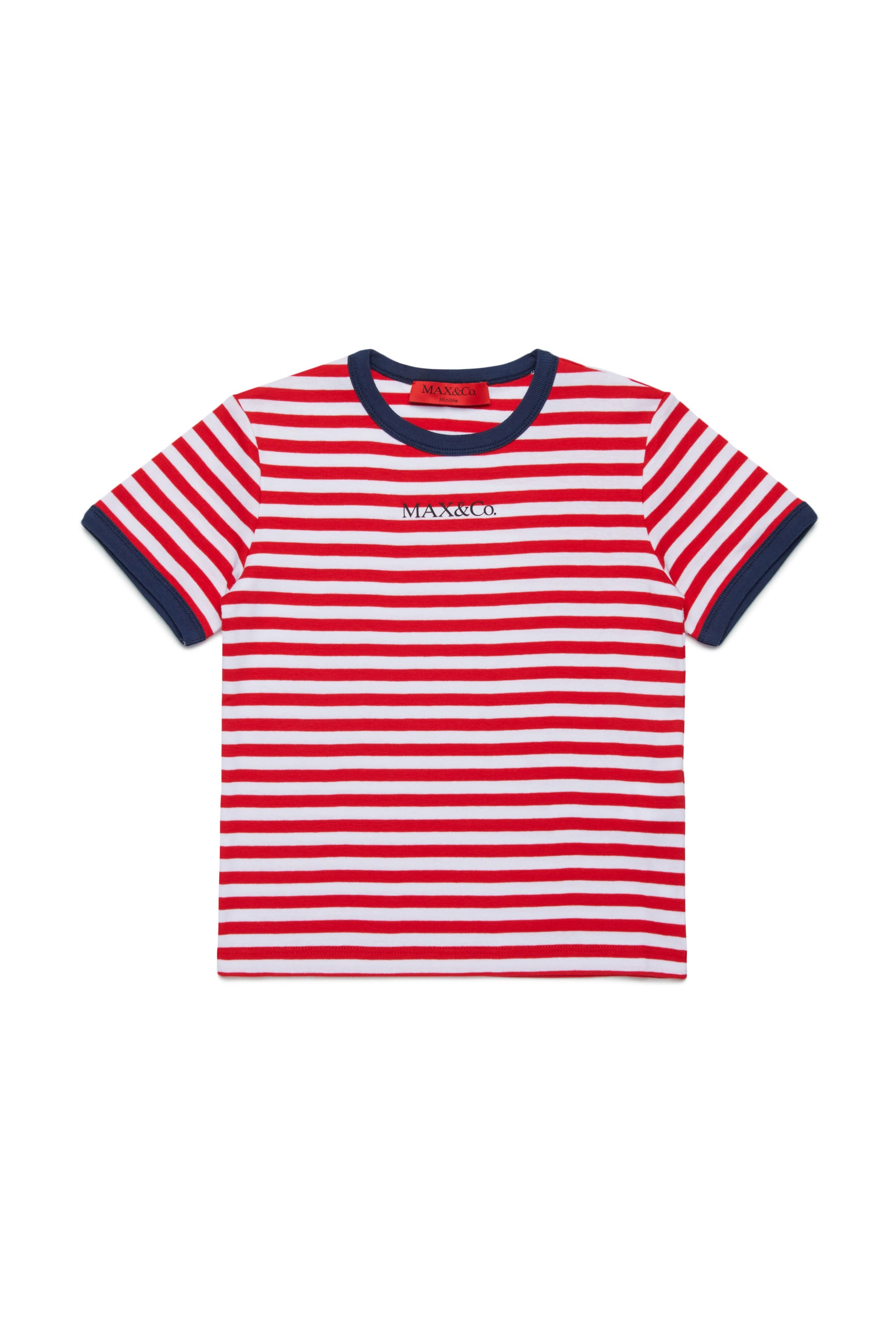 Stripe t-shirt - Goji Berry