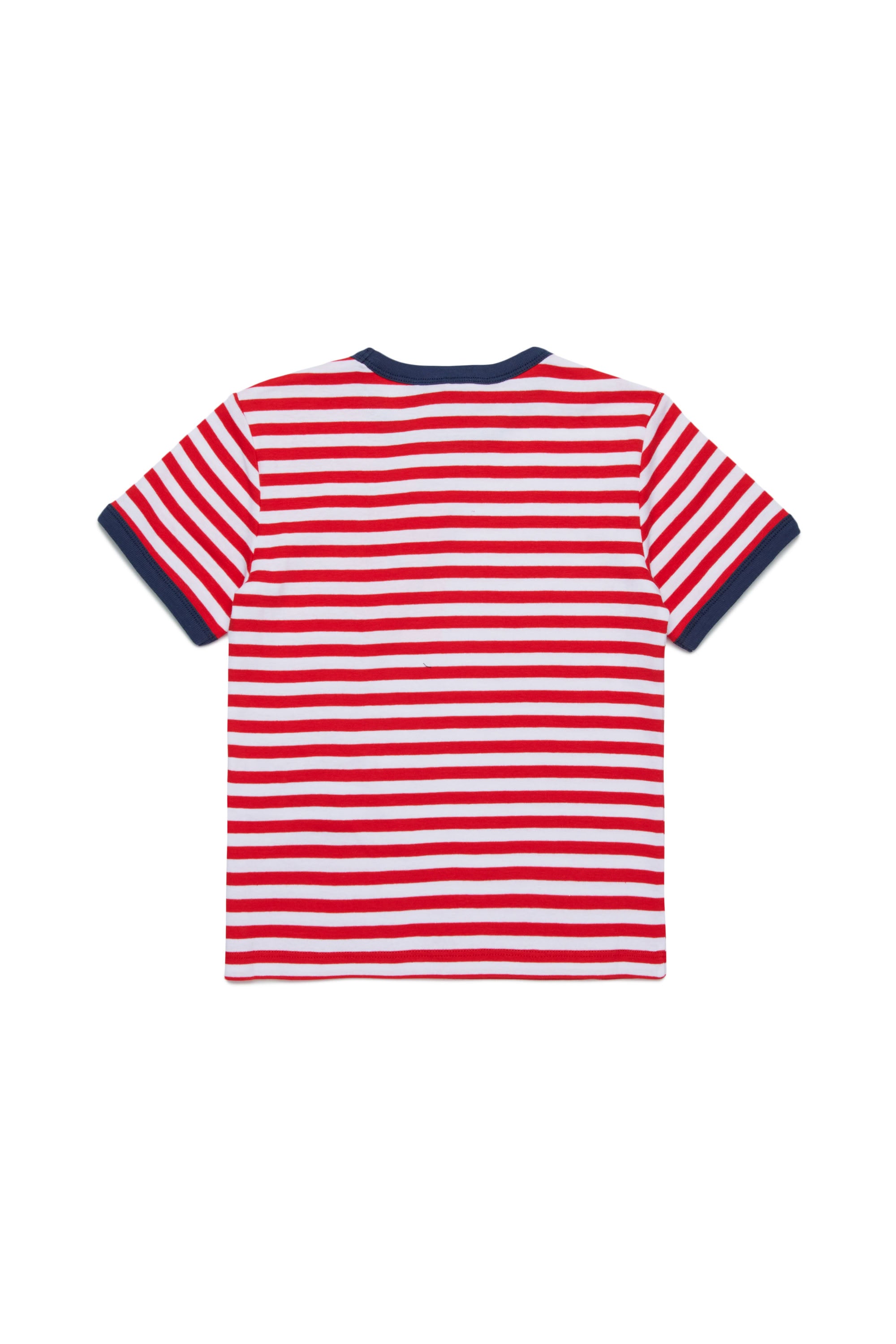 Stripe t-shirt - Goji Berry